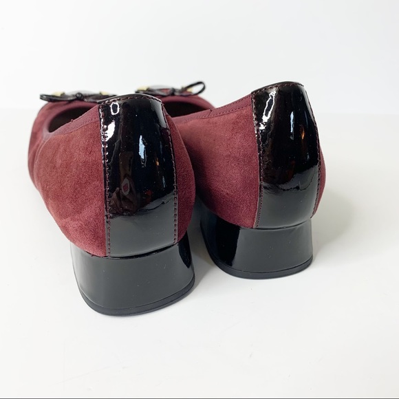 Vionic Daphne Suede Patent Block Heel Size 9.5 - Picture 8 of 11